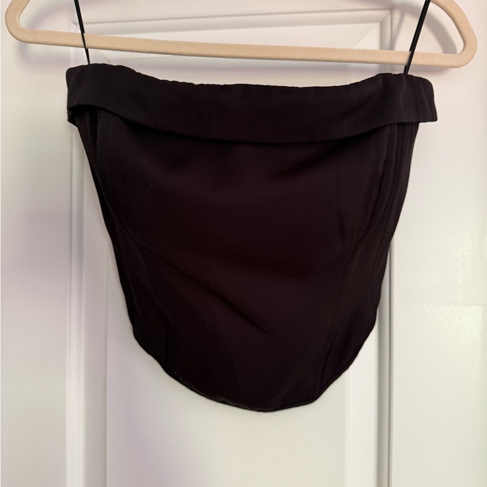 SHOWPO- Black Strapless Corset Top